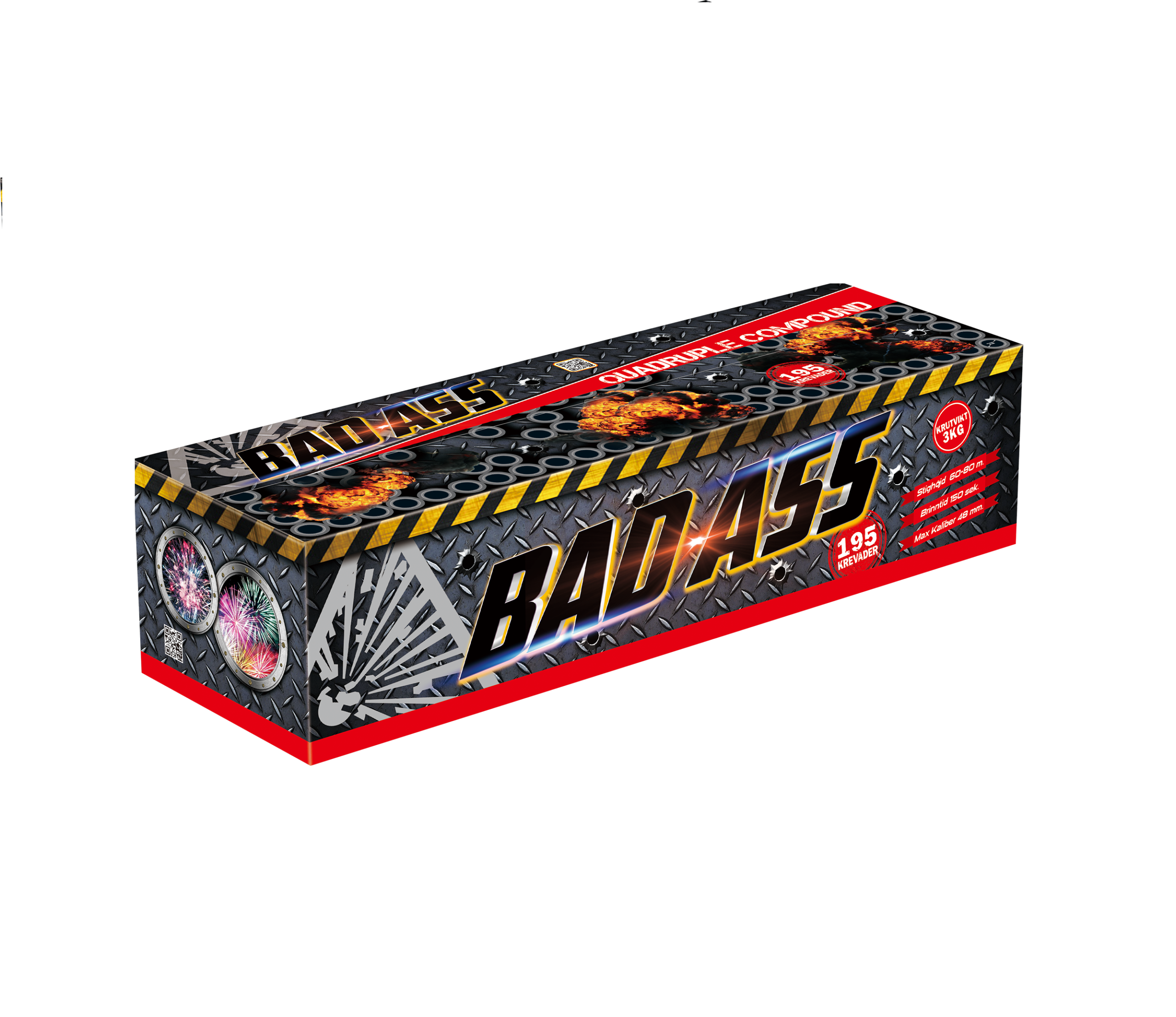 Bad Ass 195 st. krevader